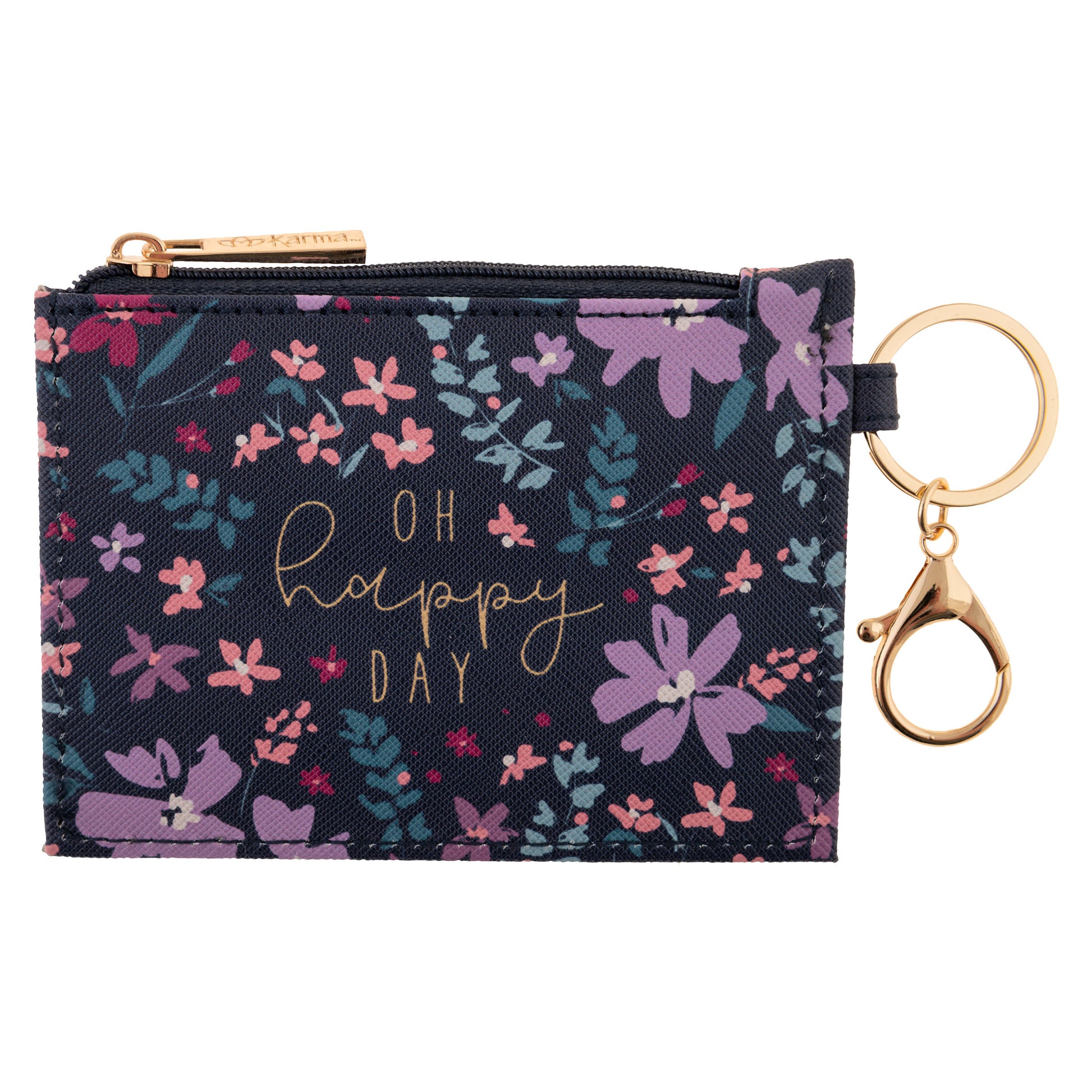 Happy Day Zip ID Holder