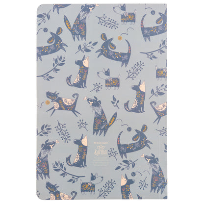 Dog Notebook back view. 
