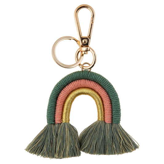 Never Stop Rainbow Keychain
