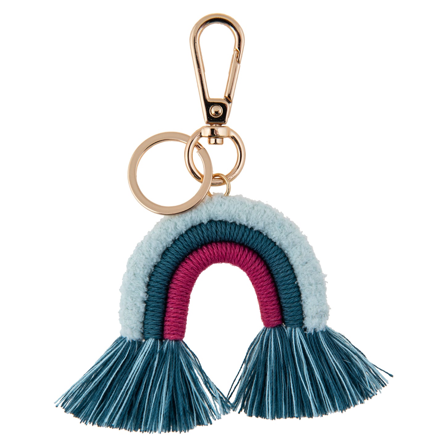Good Vibes Rainbow Keychain