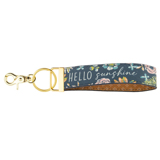 Hello Sunshine Loop Keychain