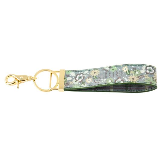 Plaid Loop Keychain