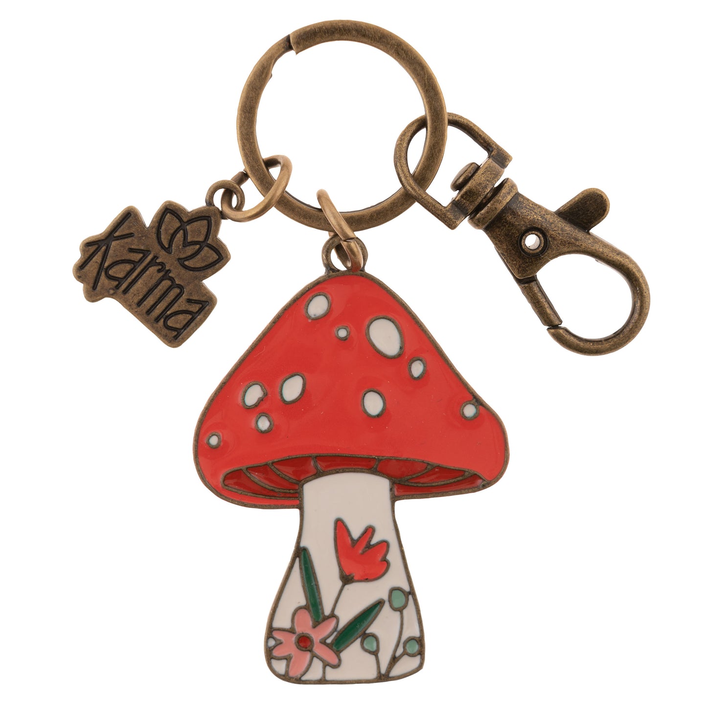Mushroom Enamel Keychains
