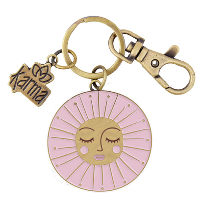 Sun Enamel Keychains