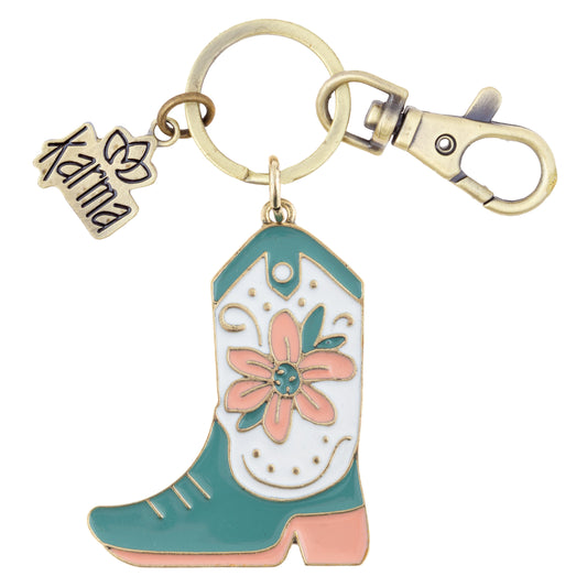 Boot Enamel Keychains