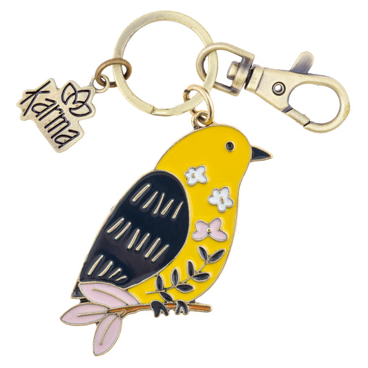 Bird Enamel Keychains