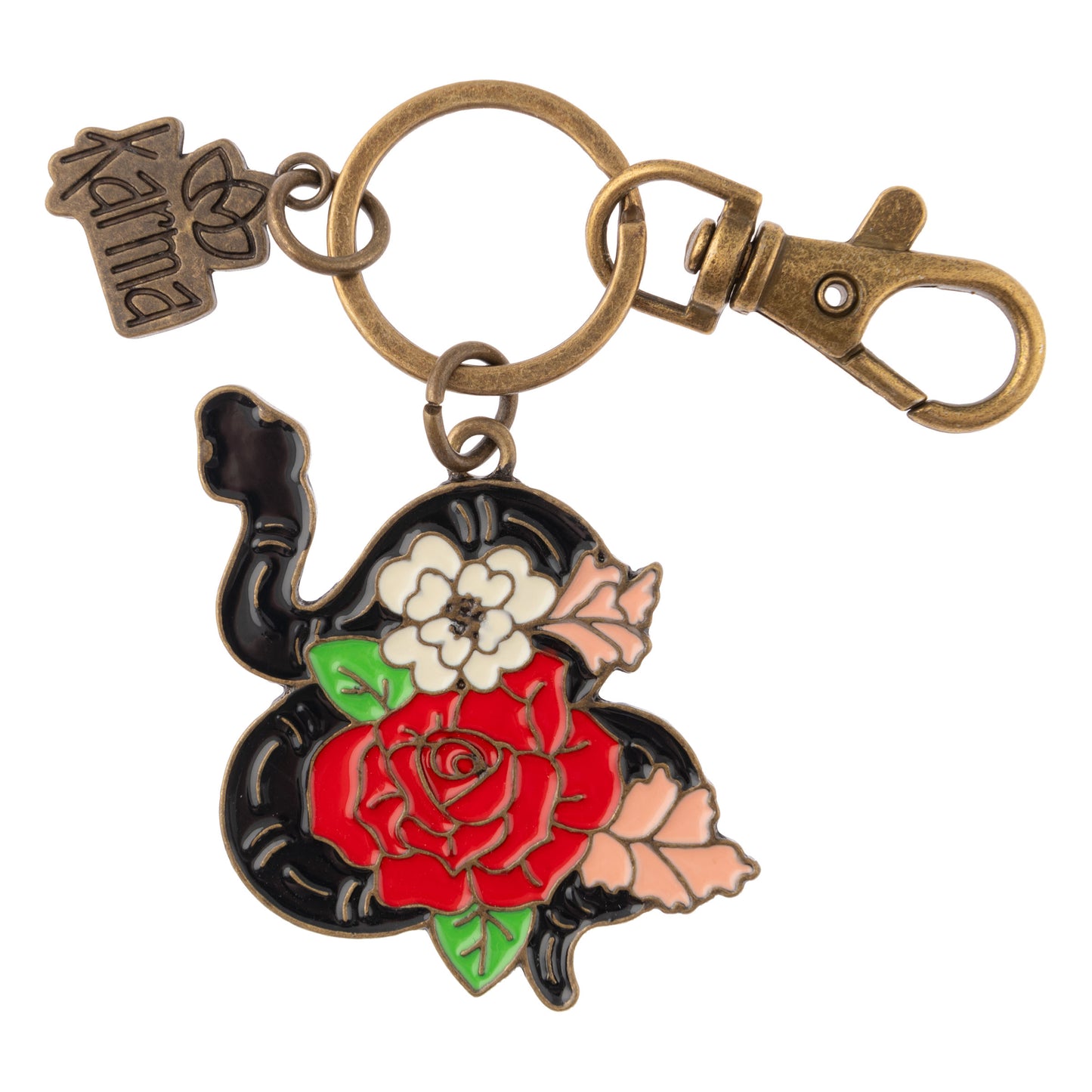 Snake Enamel Keychains