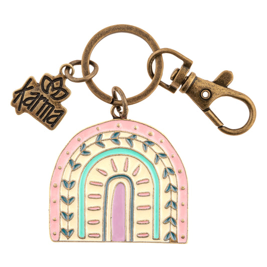 Rainbow Enamel Keychains