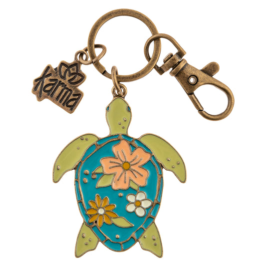 Sea Turtle Enamel Keychains