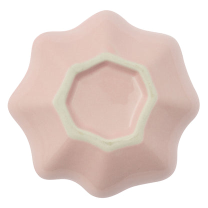 Pink Large Shaped Trinket Tray back view. 