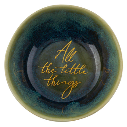 Turquoise Small Shaped Trinket Tray