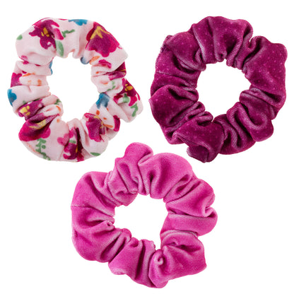 Berry Velvet Scrunchies
