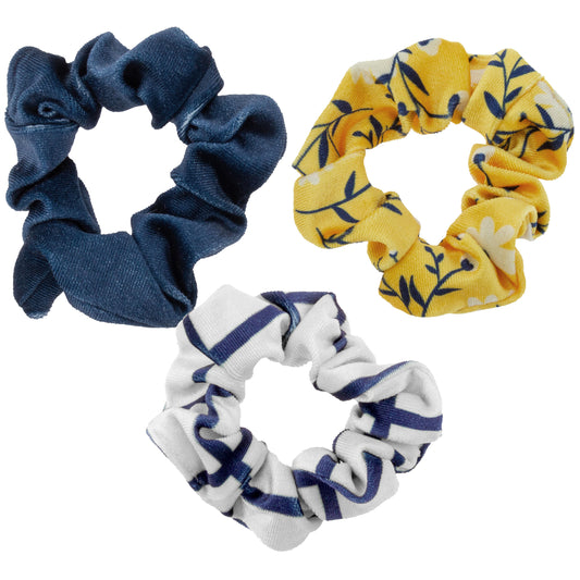 Vintage Floral Velvet Scrunchies