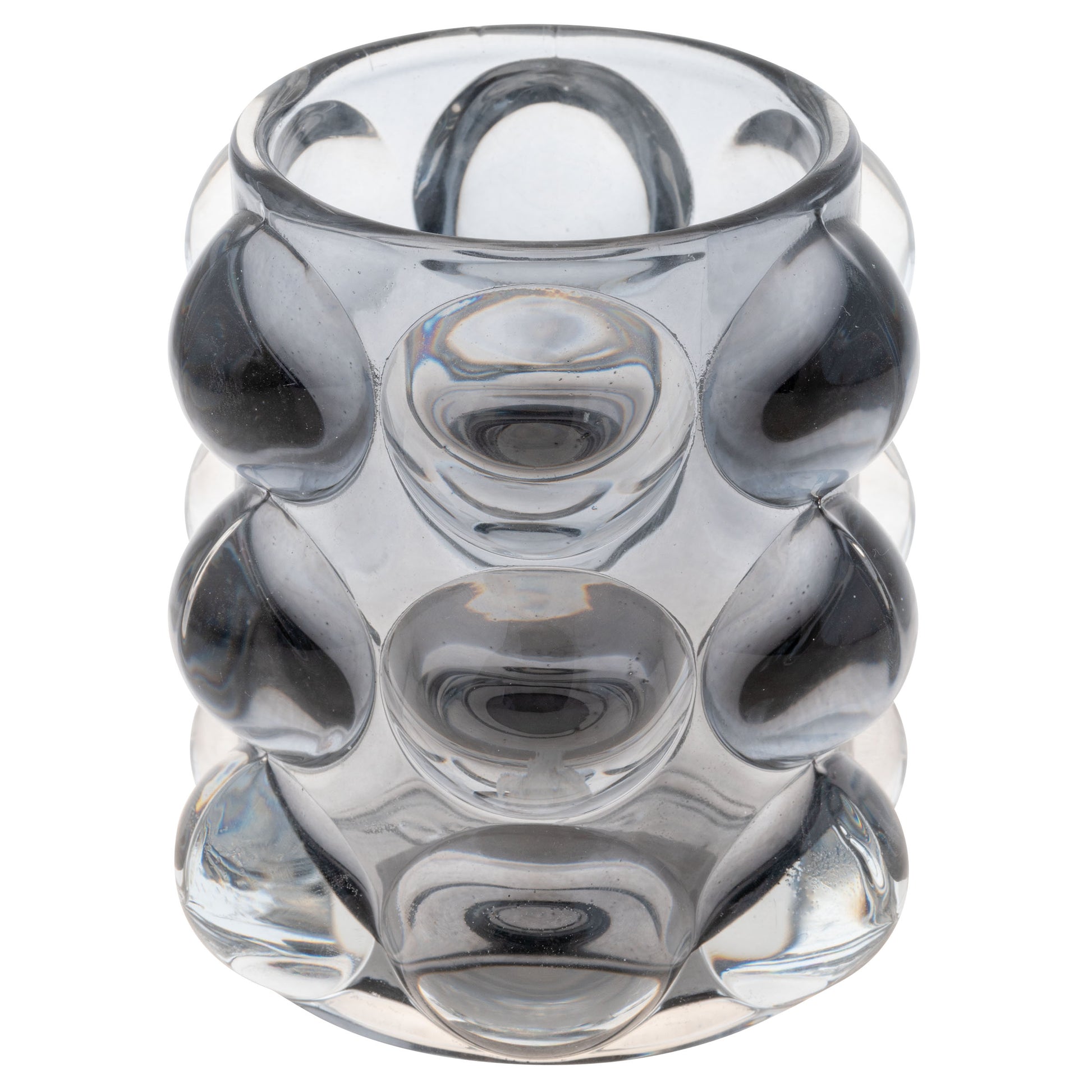 Gray Lucia Hobnail Votive