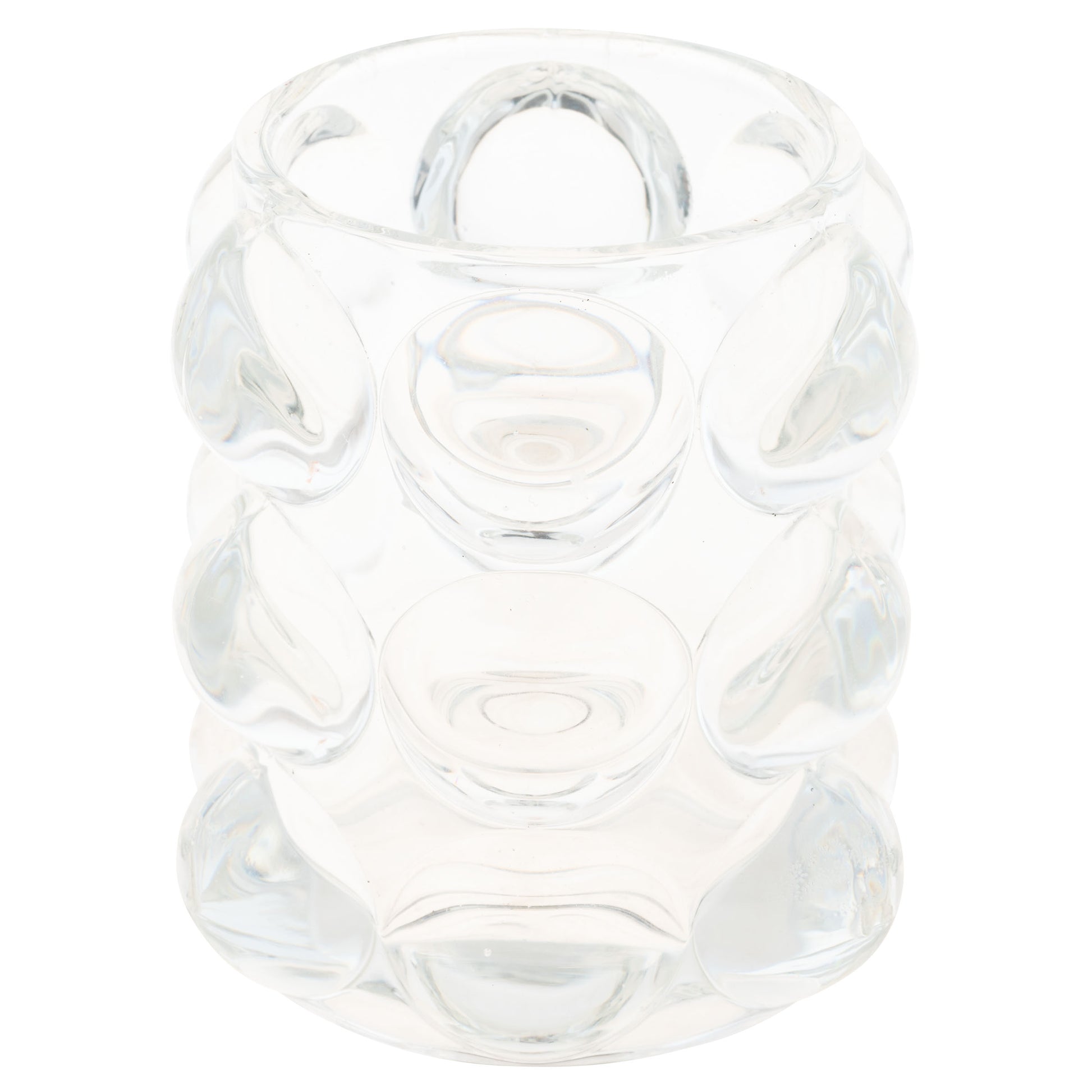 Clear Lucia Hobnail Votive