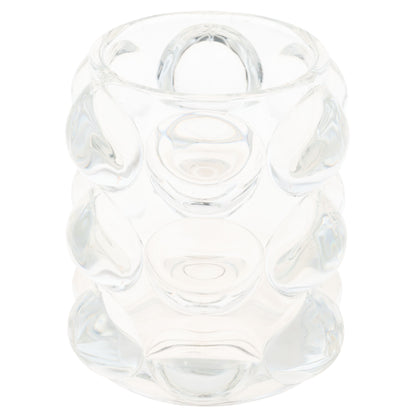Clear Lucia Hobnail Votive