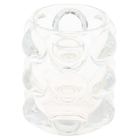 Clear Lucia Hobnail Votive