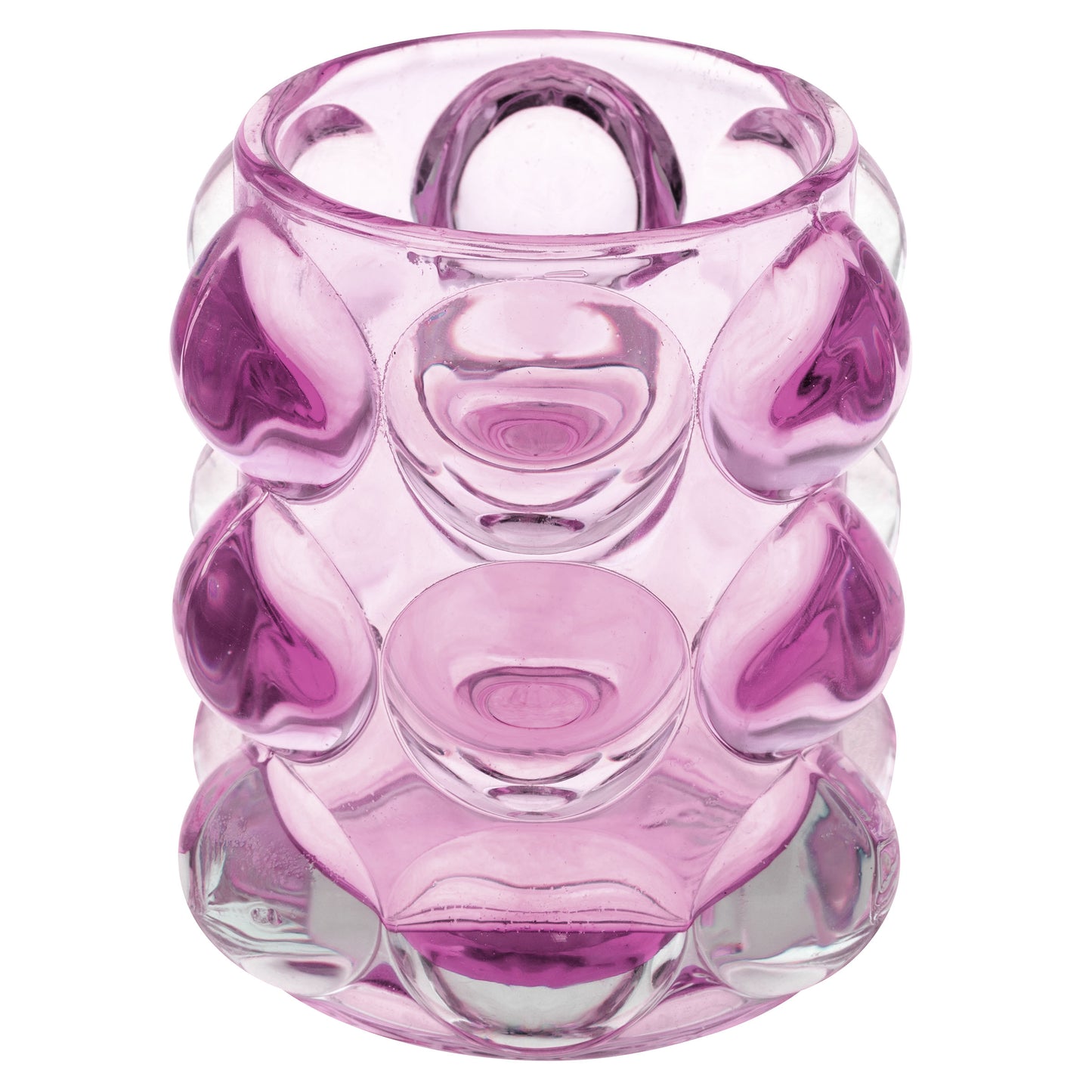 Amethyst Lucia Hobnail Votive