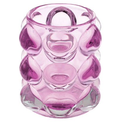 Amethyst Lucia Hobnail Votive
