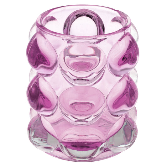 Amethyst Lucia Hobnail Votive