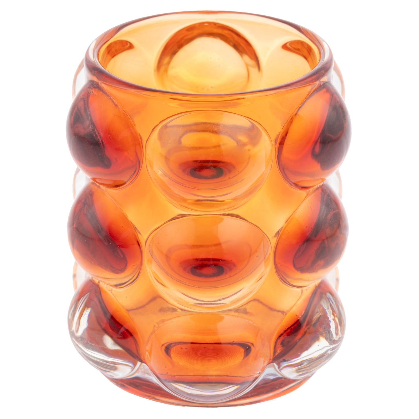 Copper Lucia Hobnail Votives
