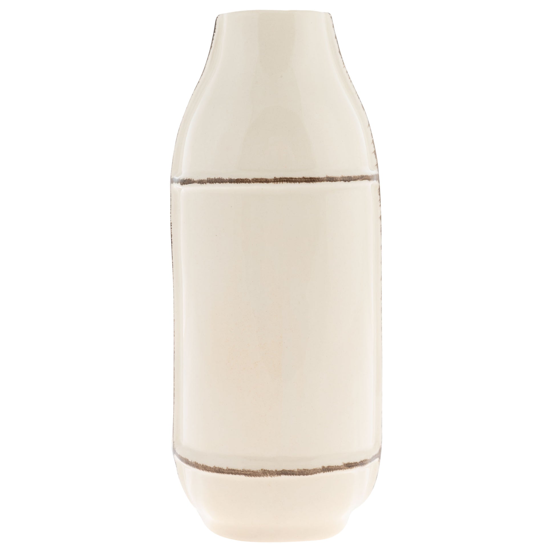Small Flat Vase side view. 