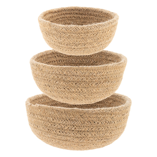 Natural Woven Mini Bowls