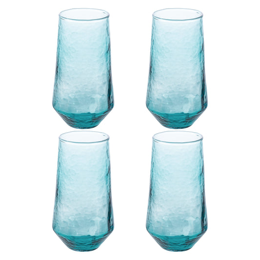 Teal Catalina Tumblers set of four view. 