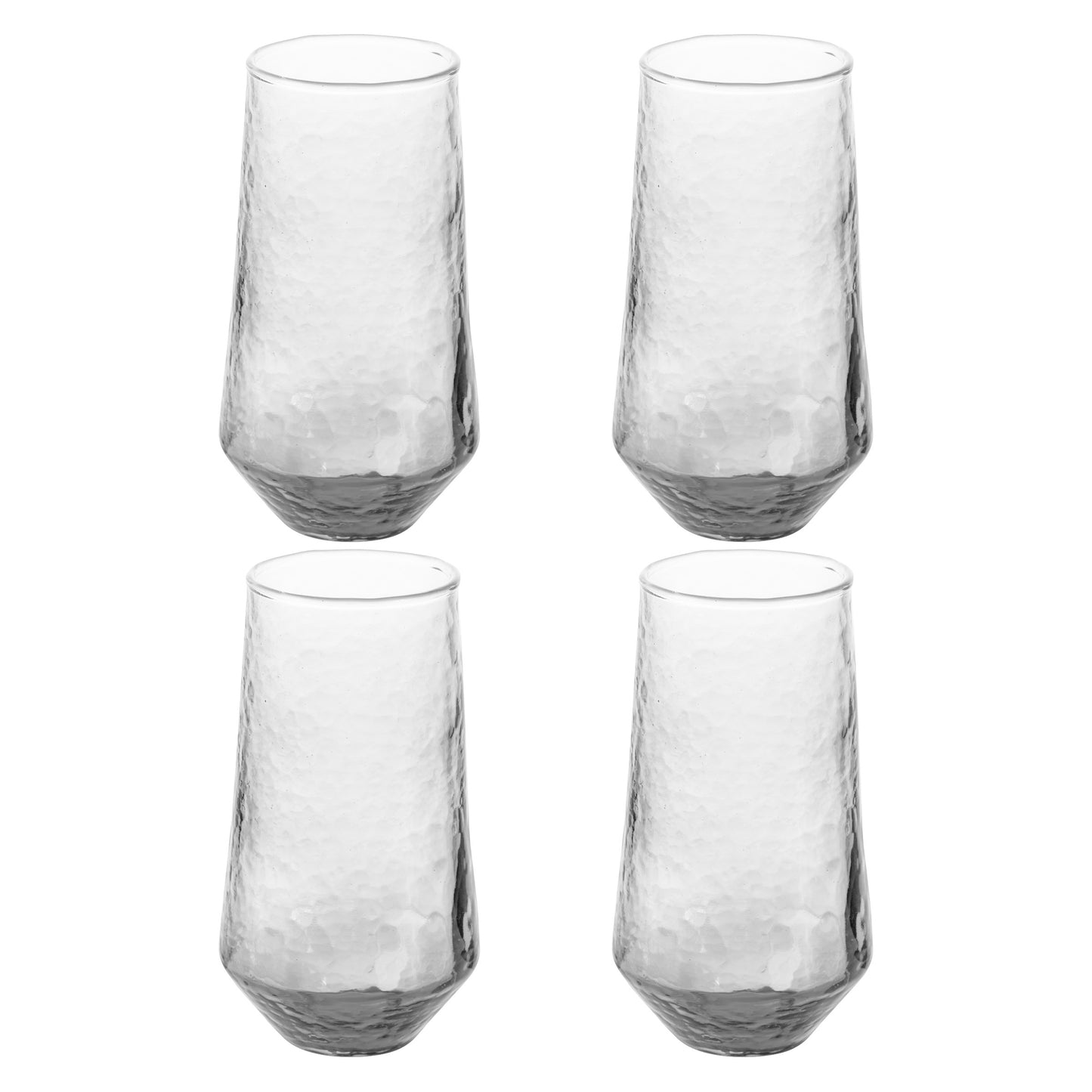 Clear Catalina Tumblers set of four view. 