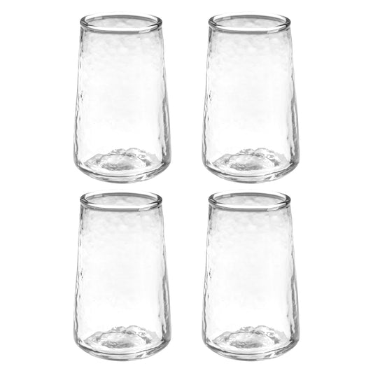 Clear Catalina Double Shot Glass Set of four view. 