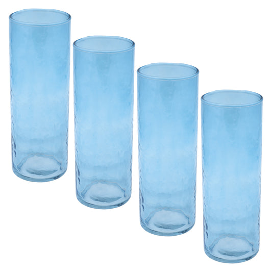 Indigo Catalina Tall Skinny Coolers set of four view. 