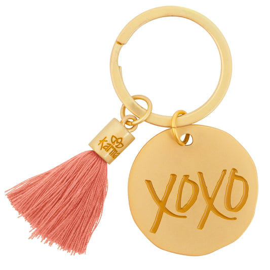 XOXO Round Tassel Key Chains