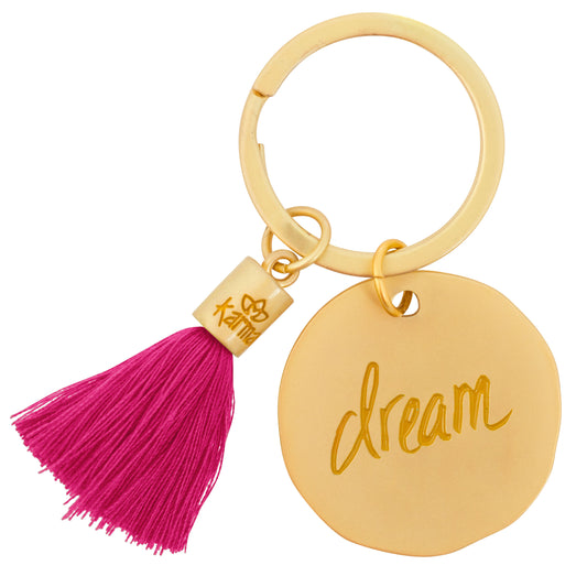Dream Round Tassel Key Chains