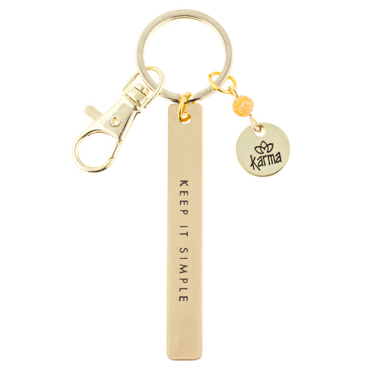 Simple Sentiment Keychains