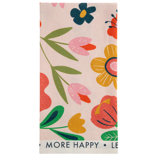 More Happy Shelly Tea Towel