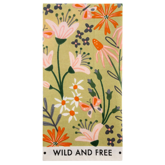 Wild and Free Shelly Tea Towel