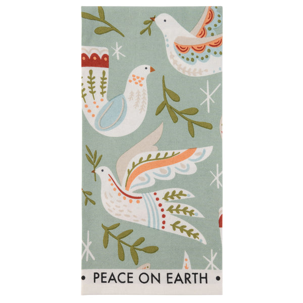 Holiday Shelly Tea Towel