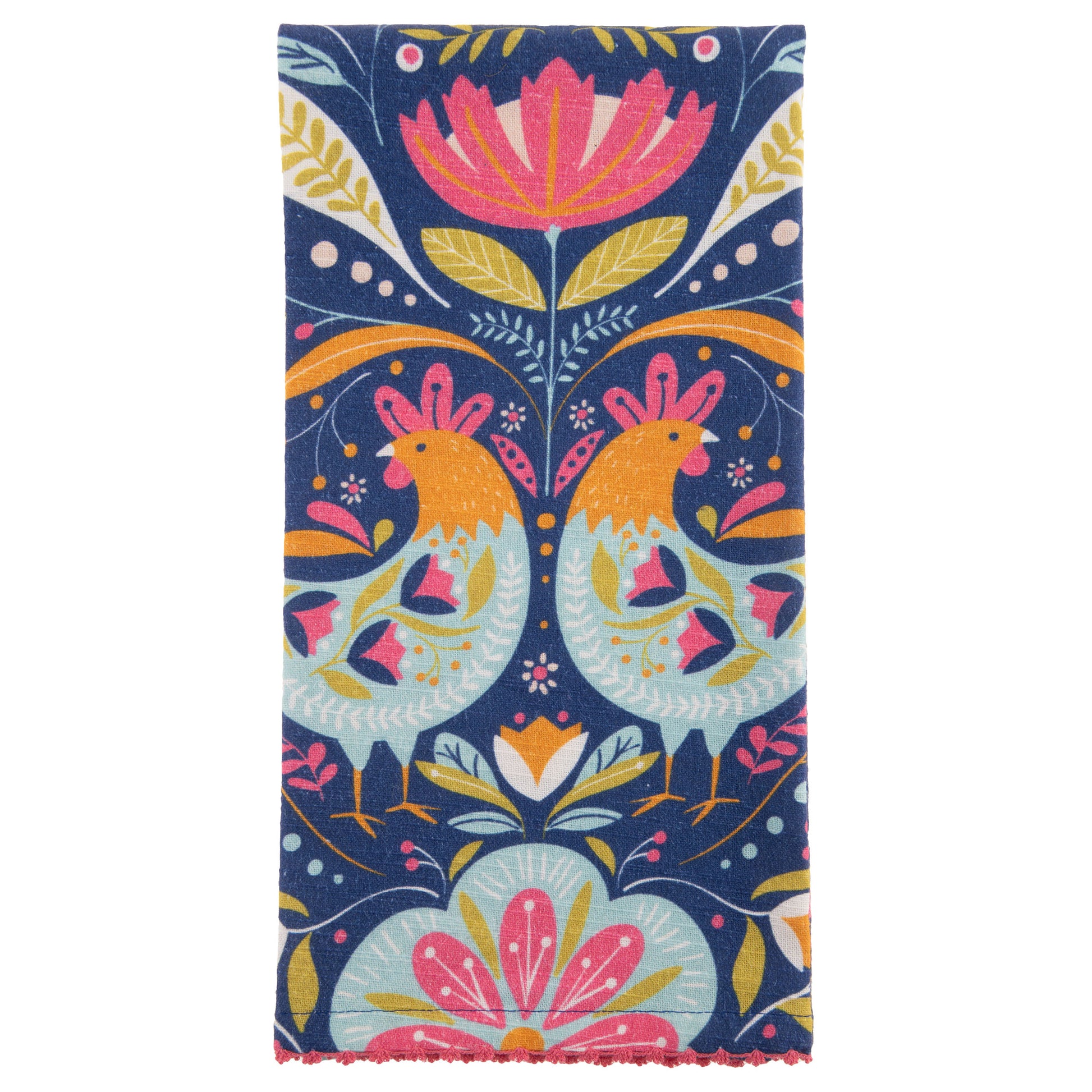 Rooster Eclectic Tea Towel