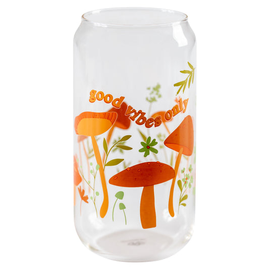 Mushroom Beer Can Glass