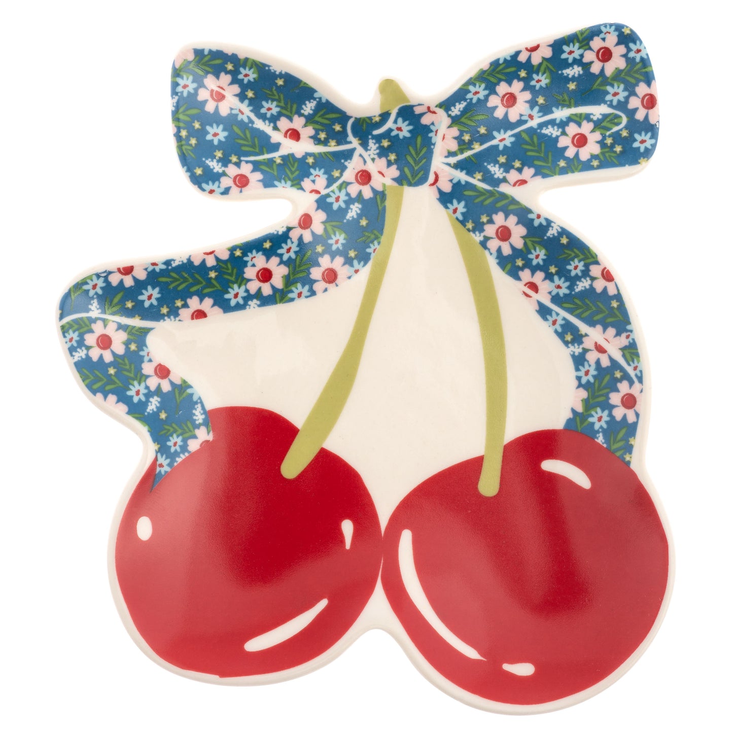 Cherry Calico Trinket Trays