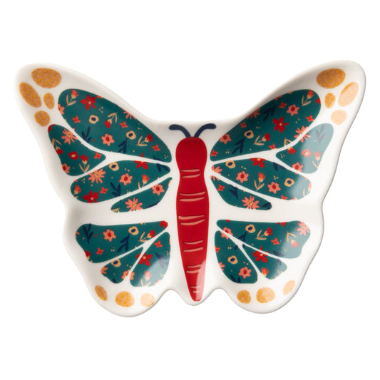 Butterfly Calico Trinket Tray