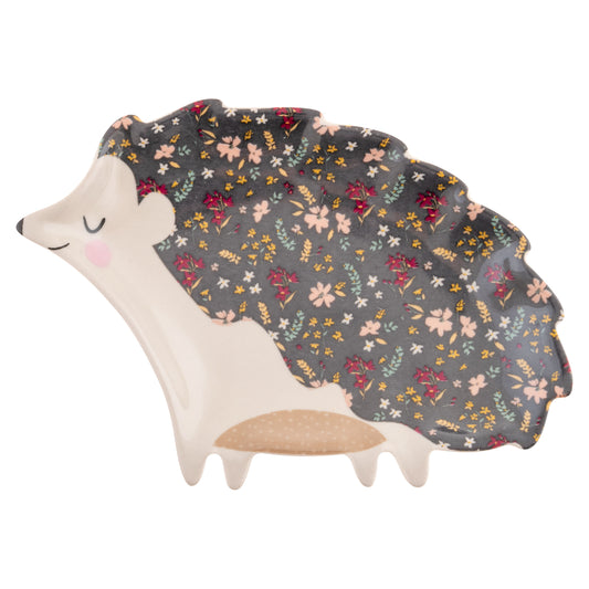 Hedgehog Calico Trinket Tray