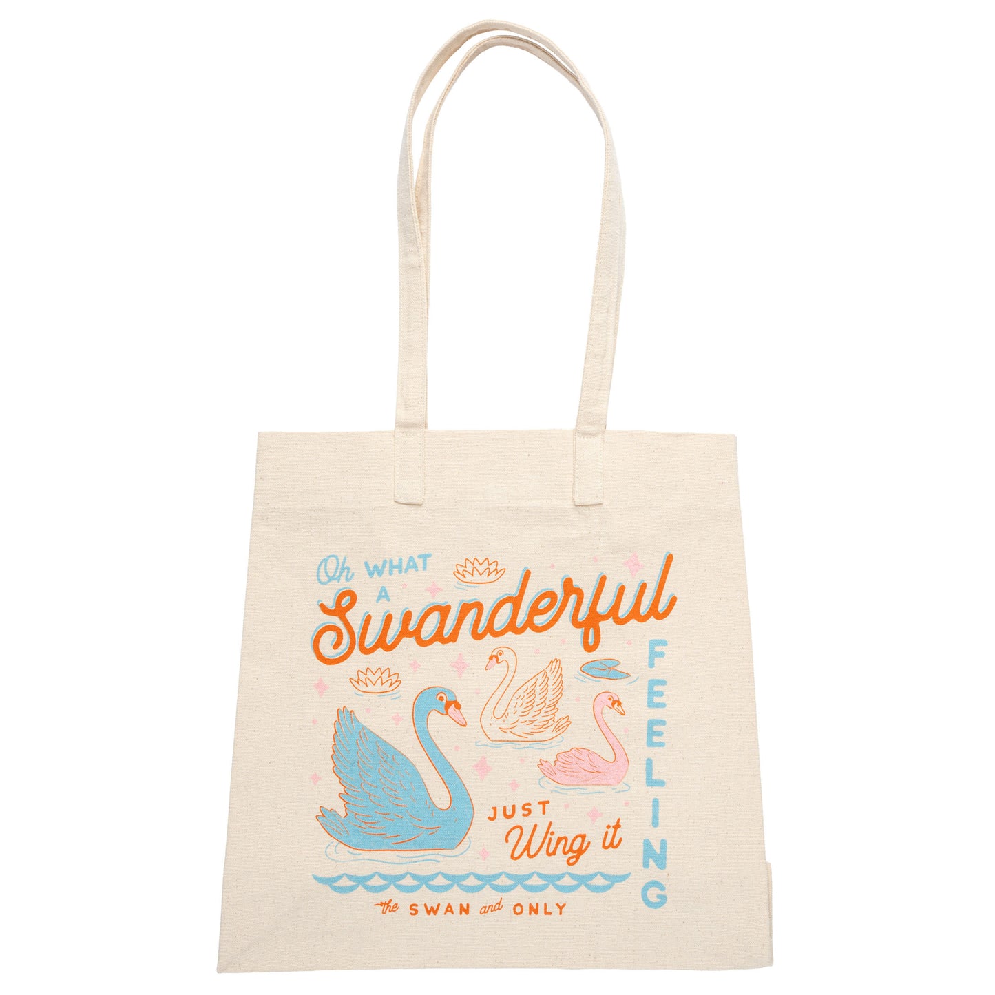 Swan Diner Canvas Tote