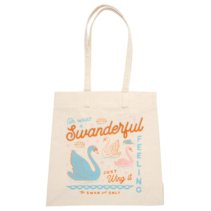 Swan Diner Canvas Tote