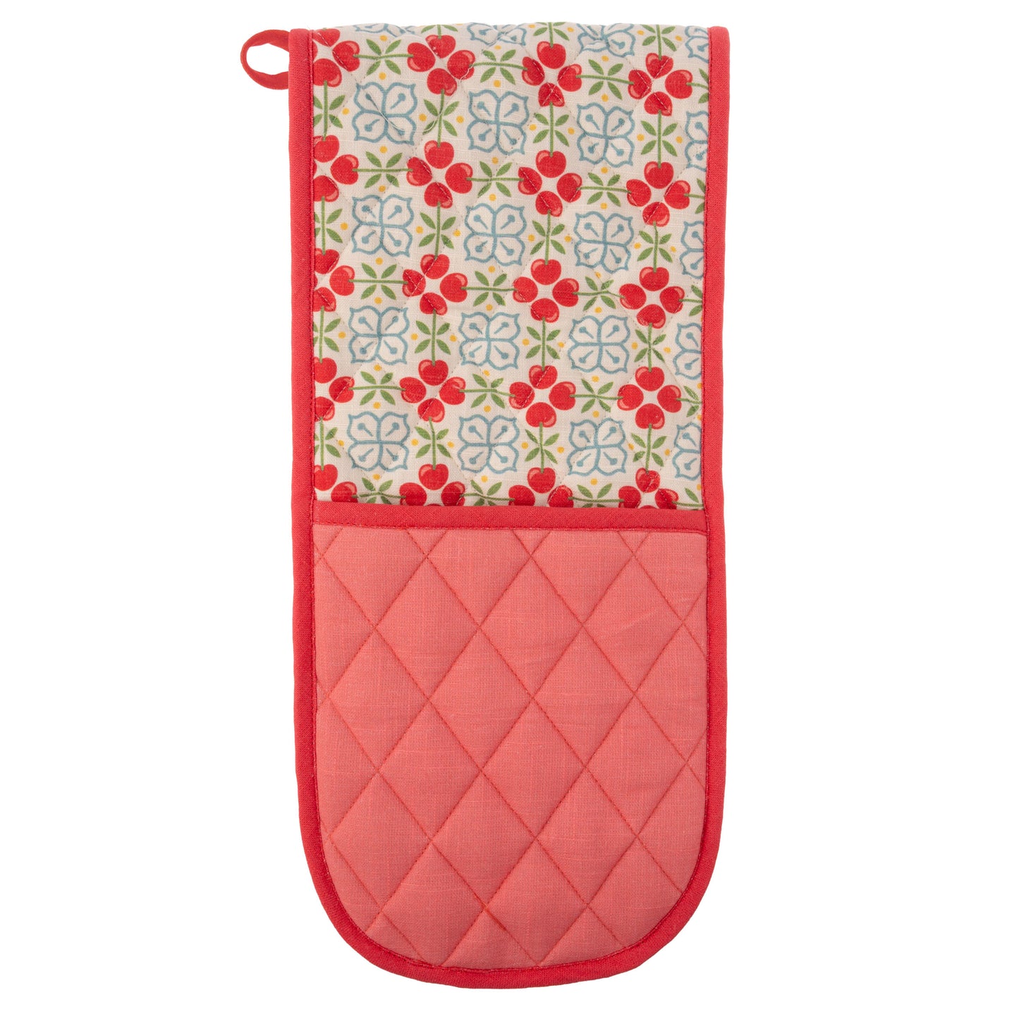 Cherry Double Oven Mitt