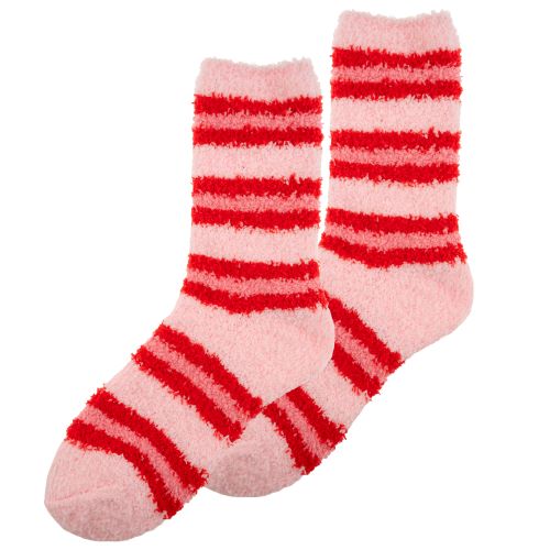 Candy Stripe Cozy Socks