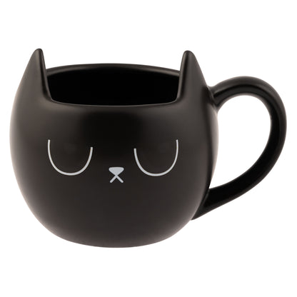 Black Cat Heat Activated Mug