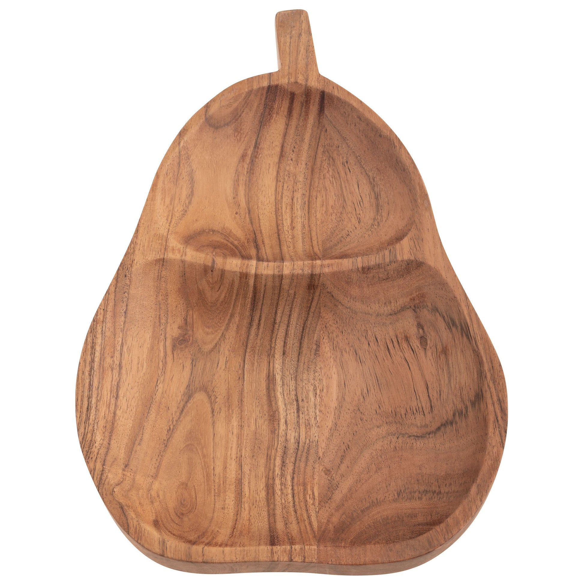 Pear Wood Shaped Serving Bowl