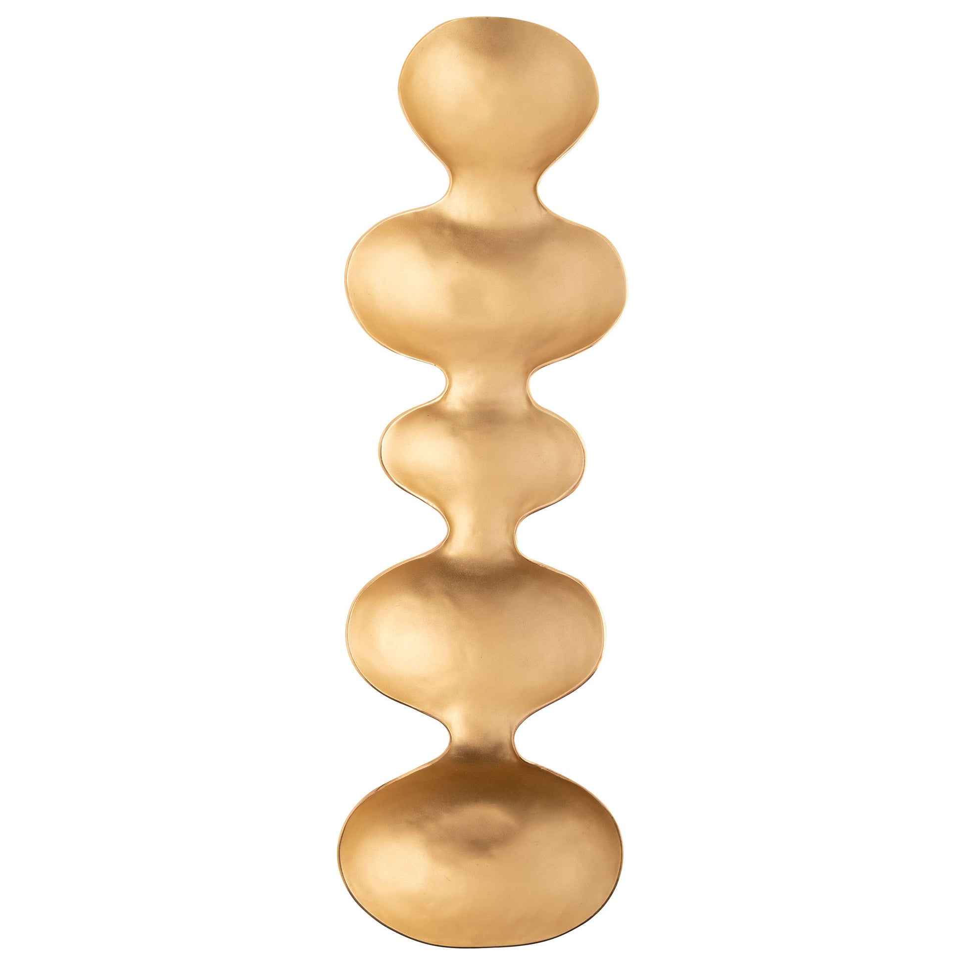 Large Gold Curvy Organic Tray