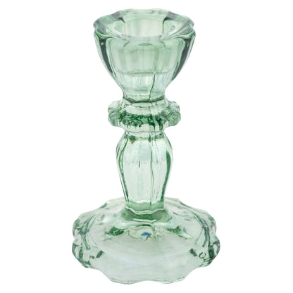 Juniper Glass Candlestick Holders